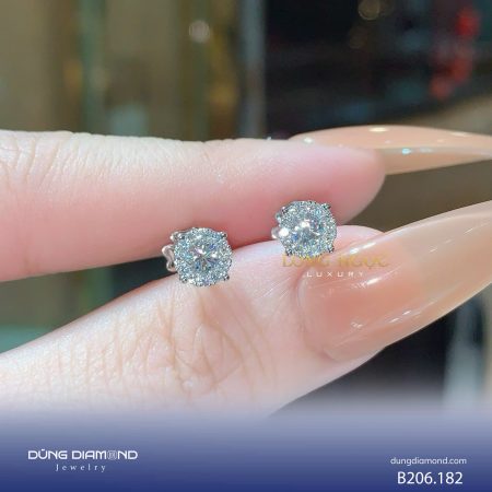 Bông tai nữ đính KC B206.182