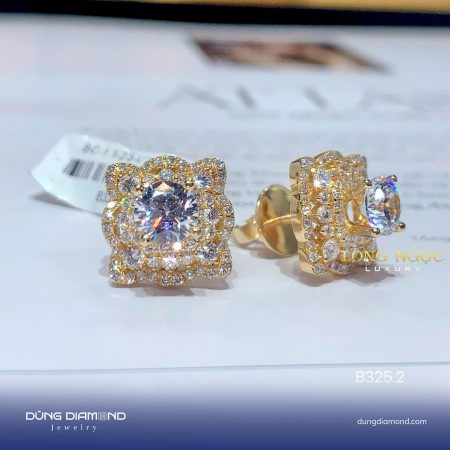 Bông tai nữ đính KC B325.2