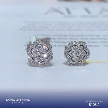 Bông tai nữ đính KC B108.2