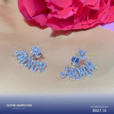 Bông tai nữ J'ADIOR đính KC B607.16