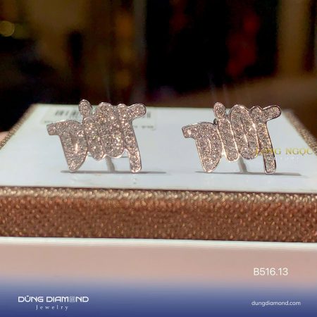 Bông tai nữ DIOR đính KC B516.13