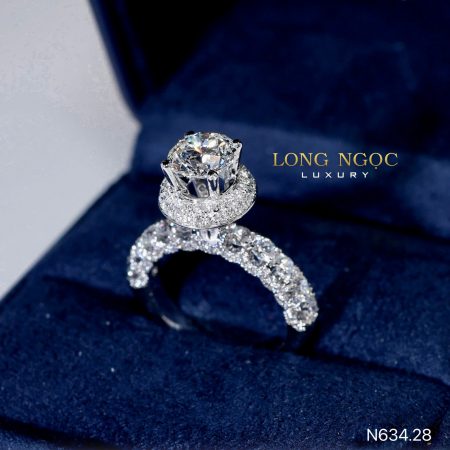 Nhẫn nữ đính KC N634.28